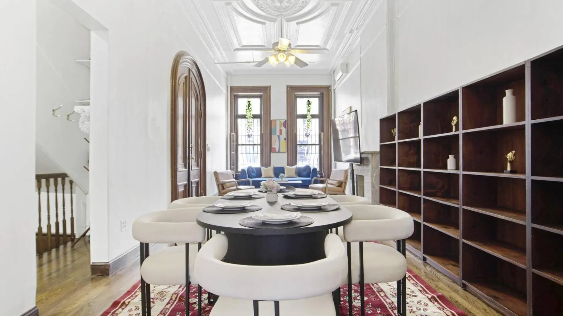 ניו יורק 3Br Nyc Brownstone Game Room Backyard Patio דירה ניו יורק