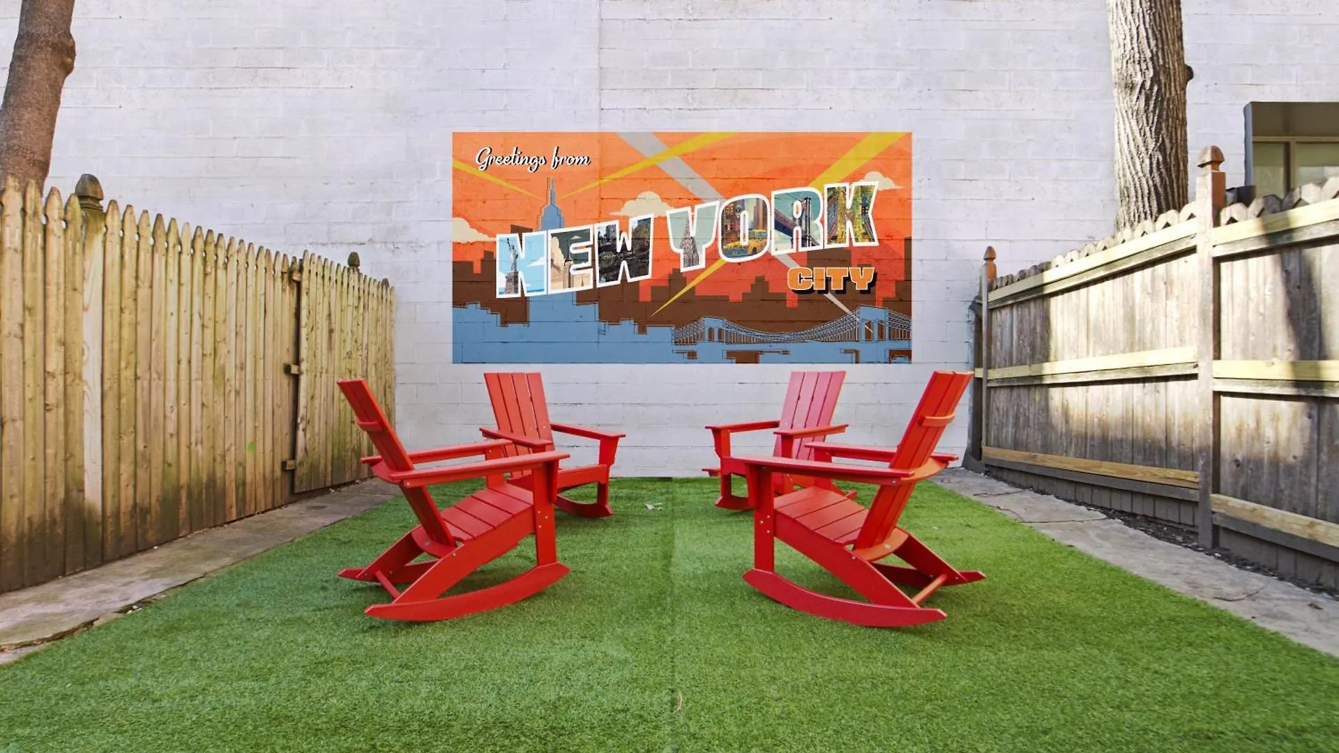 3Br Nyc Brownstone Game Room Backyard Patio 纽约 公寓