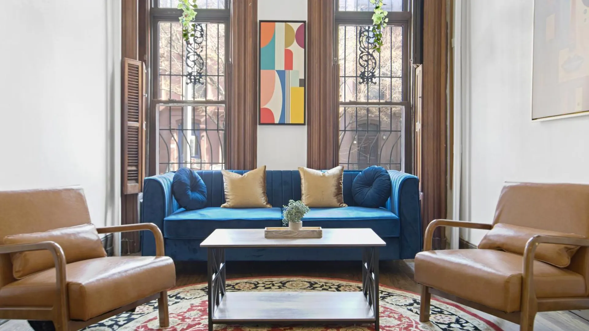公寓 3Br Nyc Brownstone Game Room Backyard Patio 纽约